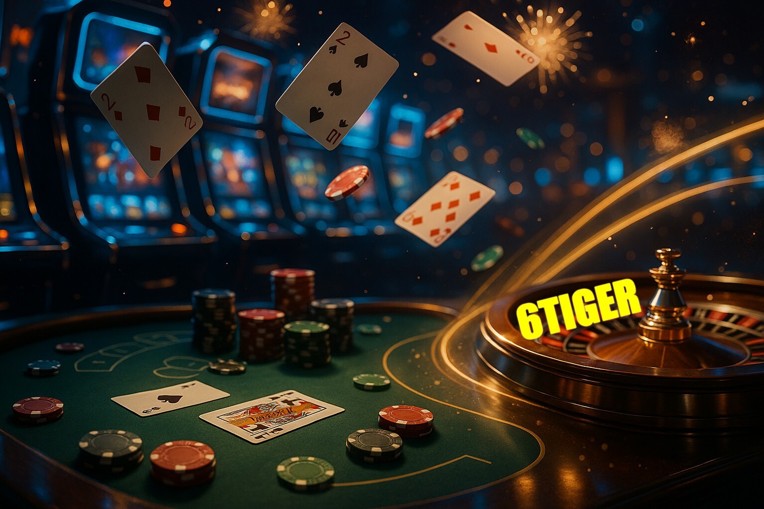 Jogos emocionantes no 6TIGER